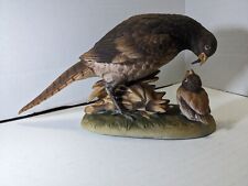 Vintage Royal Crown Arnart Porcelain Pheasant Mother Feeding Baby Bird Figurine picture