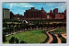 Chicago IL-Illinois, Grant Park, Antique, Vintage Postcard picture