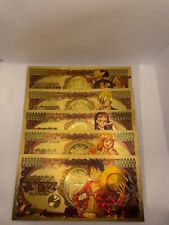Collectible Gold Foil/Plated One Piece Money Bill picture