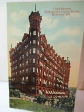 Vintage ca 1914 Hotel Rennert Baltimore Maryland #15 Postcard P101 picture