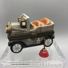 Midwest of Cannon Falls PHB Antique Car Hinged Trinket Box with Oil Can picture
