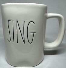 Rae Dunn Sing Mug Cup Artisan Collection By Magenta Coffee Tea 16 Oz picture