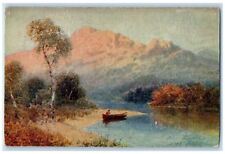 c1910 Picturesque Lochs of Scotland Loch Katrine Aquarette Tuck Art Postcard picture