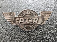 Vintage PCA,  Pennsylvania Central Airlines Pilot Hat Badge picture