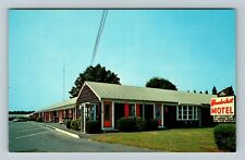 Hyannis MA-Massachusetts, Wanderlust Motel, Antique Vintage Souvenir Postcard picture