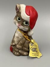 Vintage 1980 Critter Bells Christmas Jasco Cat Bell W/ Bell picture