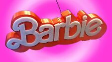 Barbie Logo SIGN | Freestanding 3D Print | Choose Bi-Color | Hanging | Lay Flat picture