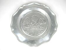 1978 Decorative Collector's Christmas  Pewter Plate by Pewter X picture