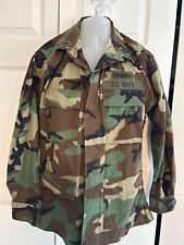 BDU Shirt Med.Long Hot Weather Woodland Camo. W/ picture