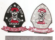 #069 USMC 2ND MARINE RECON  PATCH  TYPE 2 picture