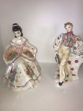 Vintage Glazed Ceramic Spanish Performers picture
