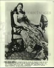 1981 Press Photo Mrs. Madge Kendal, celebrated English Victorian era actress picture