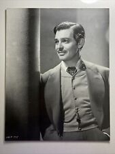 Vintage Hollywood Movie Clark Gable Portrait Gone With The Wind 11x17 Reprint BW picture