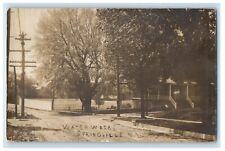1914 Water Works Springville New York NY RPPC Photo Posted Antique Postcard picture