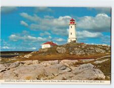 Postcard Louisbourg Lighthouse Cape Breton Louisbourg Canada picture