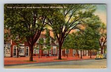 Williamsburg VA-Virginia, Gloucester Street, Business, Vintage c1956 Postcard picture
