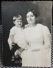 c.1910's Baby Grandma Studio Photo RPPC (Trimmed) picture