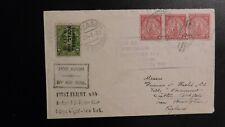 1931 Ecuador First Flight Cover FFC Guayaquil New York Panagra England Address picture