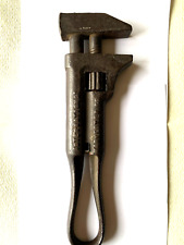 Vintage International Harvester 8-1/2”  Adjustable Wrench Pat Sep 7, 1897 USA picture