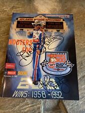 Vtg 90s Richard Petty Atlanta Motor Speedway Commemorative Edition Signed picture