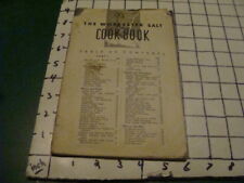 Orig booklet -- 1933 WORCESTER SALT cookbook -- 64pgs -- see index pics picture