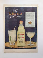 1953 Seagram's Ancient Bottle Gin, Kellogg's Corn Flakes Contest Print Ads picture