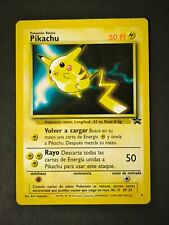 Pokemon TCG - Pikachu 4 Black Star Promo - No Holo - Moderately Played - Spanish picture