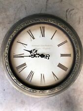 Edinburgh Clock Works Co. Battery Operated Roman Numerals Clock PLEASE READ picture