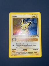 Picchu 12/111 Neo Genesis Holo Pokémon Card Vintage Near Mint Eng picture