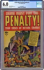Crime Must Pay The Penalty #2 CGC 6.0 1948 0347403002 picture