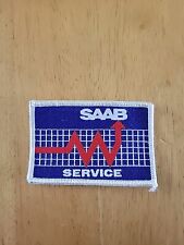 VINTAGE SAAB SERVICE UNIFORM PATCH FROM 1988 picture