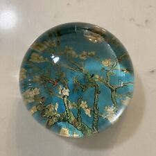 Lucite Dogwood Tree Branch Paperweight 3 1/2
