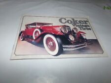Coker Vintage Tires Catalog Firestone Goodwrench Michelin US Royal Commander 91 picture