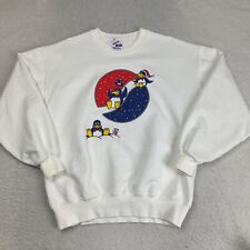 Vintage Pepsi Cola Penguins Mascot Pullover sweater USA MADE picture