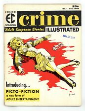 Crime Illustrated #1 GD+ 2.5 1955 picture