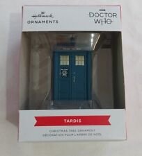 Hallmark BBC Doctor Who Tardis miniature figure Christmas Tree Ornament British picture