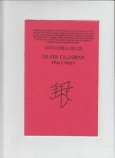 Silver Talisman (Part One) - SIGNED Kristoffer A. Silver - prose novella 1989 picture