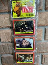 Sealed 1983 Topps Star Wars ROTJ collectible movie cards Rack Pack picture