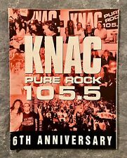 KNAC PURE ROCK 105.5 6th ANNIVERSARY PROGRAM 1992 picture