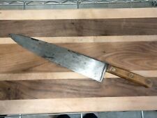 Massive Antique Classic Chefs Butcher Knife picture