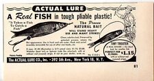 1951 Vintage Ad Actual Lure Fishing Lures The Trouter New York,NY picture