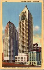 Pittsburgh PA-Pennsylvania, Koppers Gulf Buildings, Vintage Postcard picture