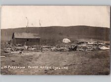 c1908 J.W. Patterson Home After Cyclone Disaster Mulvane Kansas KS RPPC Postcard picture