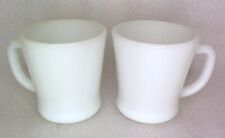 FIRE KING MUGS, MILK WHITE, OVEN FIRE-KING WARE MADE IN U.S.A. 1954-1966 picture