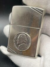 Zippo Lighter Rare 1982 chrome plated commemorative coin also 1982 vintage used picture