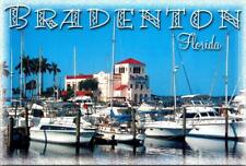 Vintage Florida Bradenton Yacht Basin Postcard picture