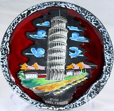 TOWER OF PISA collector’s wall plate – Ceramica Titano – San Marino – Ebony picture