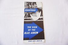 c1930s The Sign Of The Blue Arrow GWR LMS LNER SR Railway Publicity picture