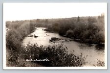c1940's RPPC Black River In GAYLORD Michigan MI VINTAGE Photo Postcard EKC picture