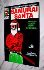 Solson Christmas Special #1 Samurai Santa NM- 9.2 White 1986 1st Jim Lee art picture